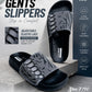 FlexLock Adjustable Slides for Men – Soft Cushioned Anti-Slip Comfort Slippers